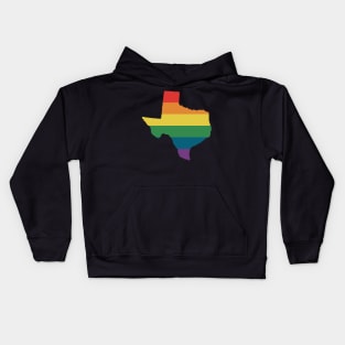 Texas State Rainbow Kids Hoodie